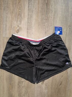 Champion mesh black basketball shorts
